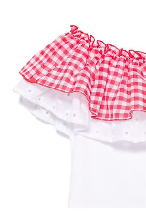 t-shirt in cotone bianco MONNALISA KIDS | 11E62752029944